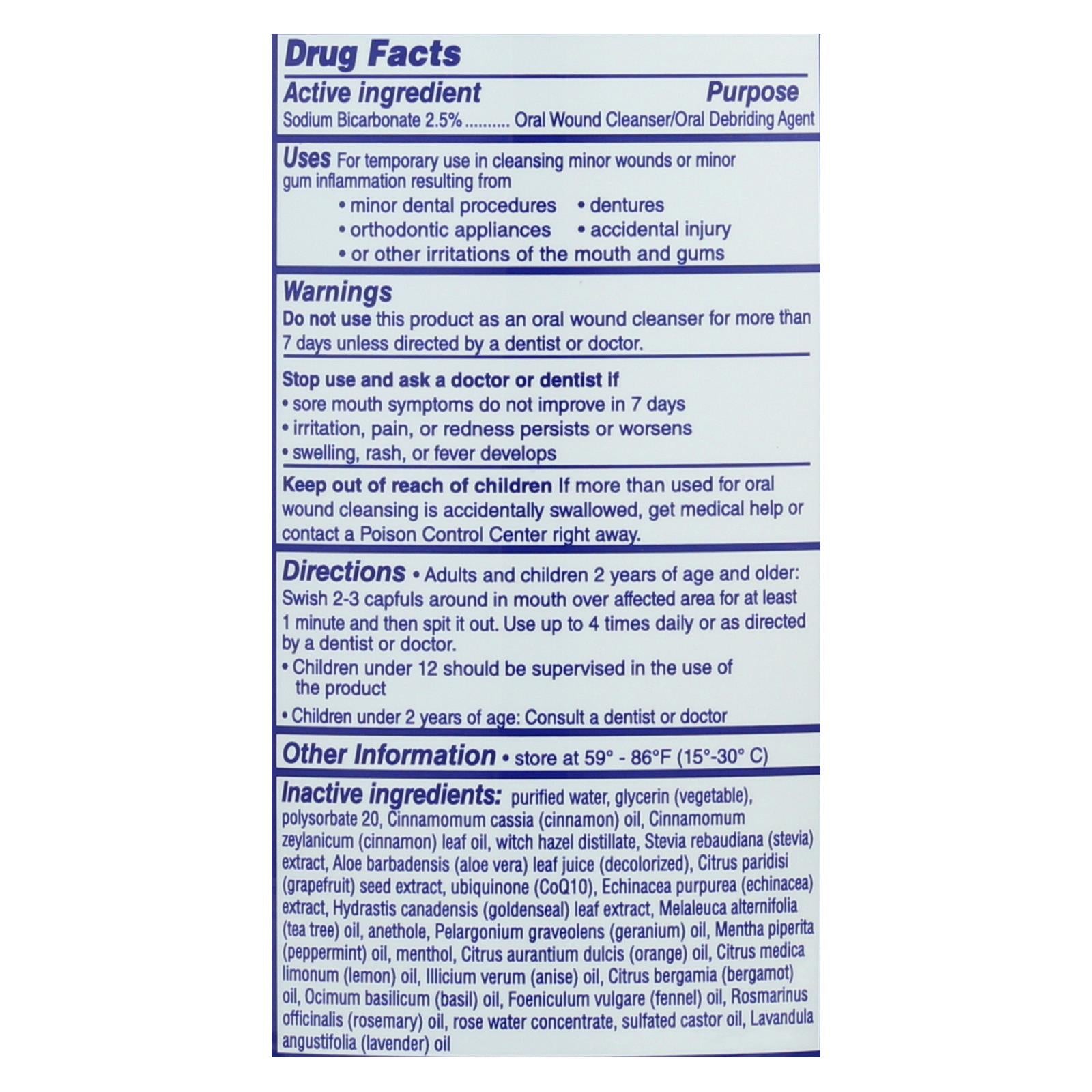 Eco-dent Dailyrinse Mouthrinse - Cinnamon - 8 Oz - GreatEagleInc