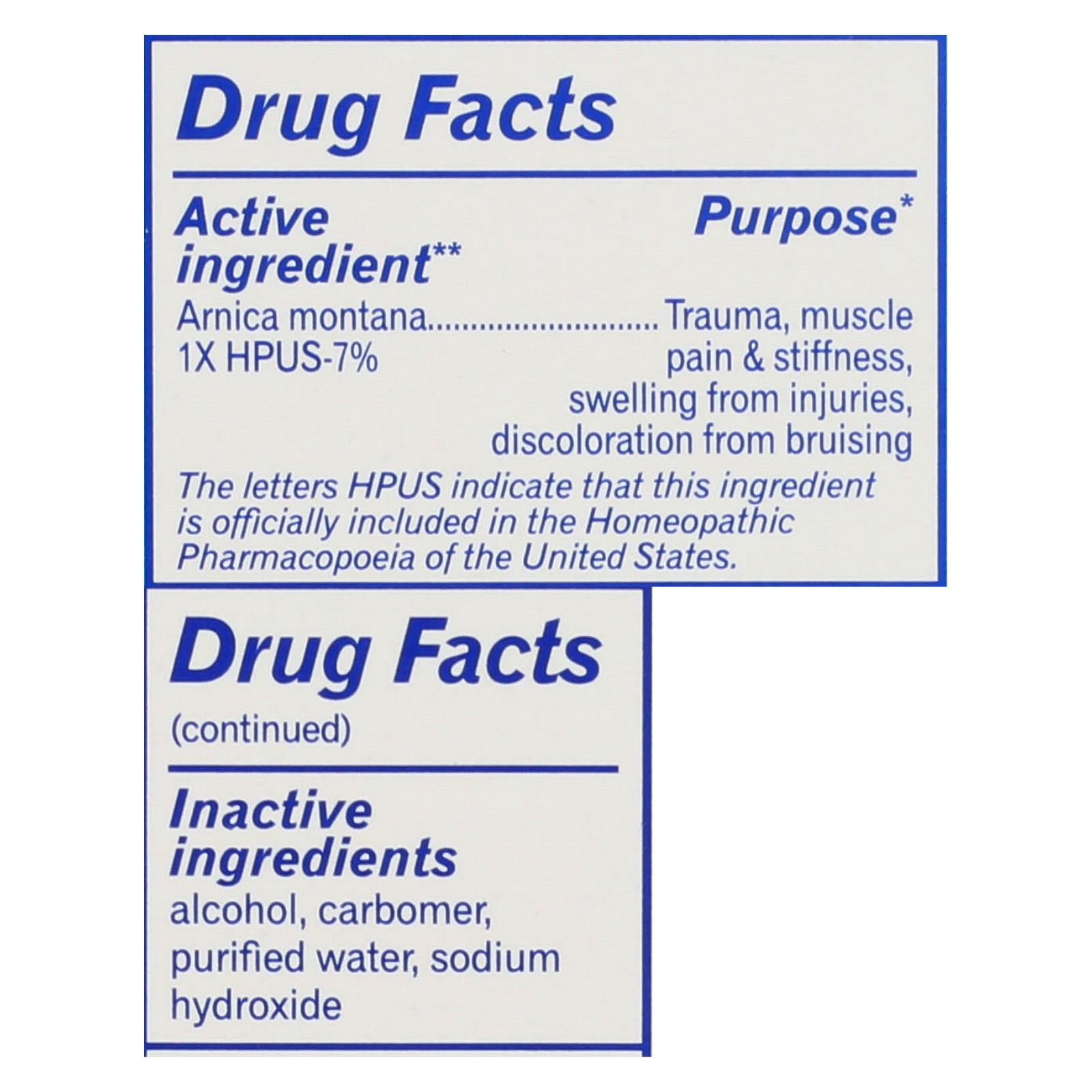 Boiron - Arnicare Gel - 2.6 Oz - GreatEagleInc