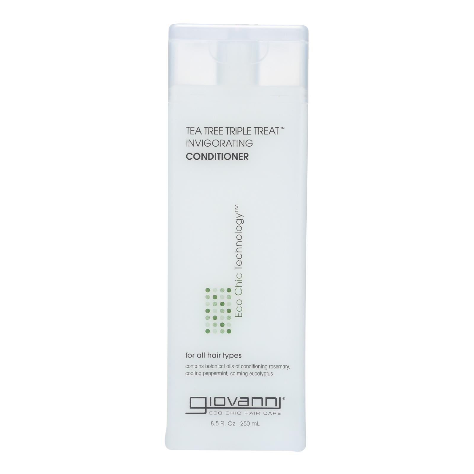 Giovanni Conditioner Tea Tree Triple Treat - 8.5 Fl Oz - Eco-Friendly Home & Grocery