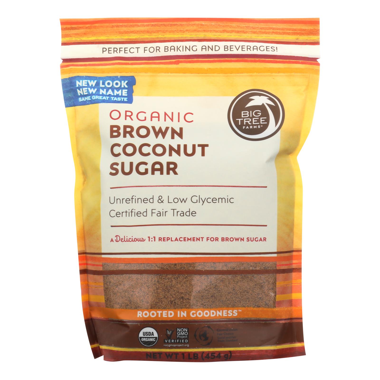 Big Tree Farms Coconut Palm Sugar - Blonde - Case Of 6 - 16 Oz. - GreatEagleInc