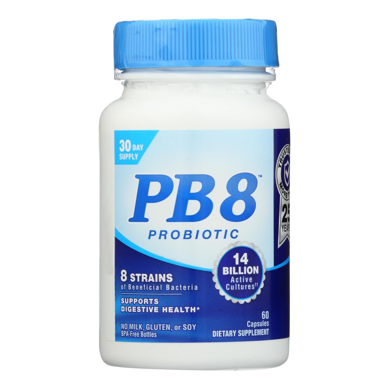 Nutrition Now Pb 8 Pro-biotic Acidophilus For Life - 60 Capsules - GreatEagleInc