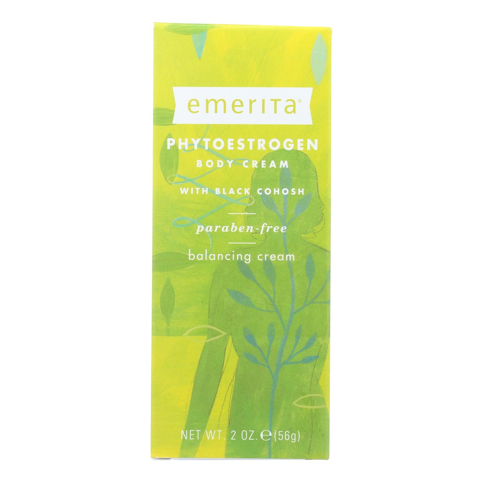 Emerita Phytoestrogen Body Cream - 2 Oz - Eco-Friendly Home & Grocery