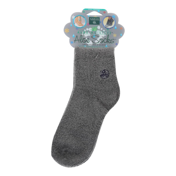Earth Therapeutics Socks Infused Socks - Grey - Pair - Eco-Friendly Home & Grocery