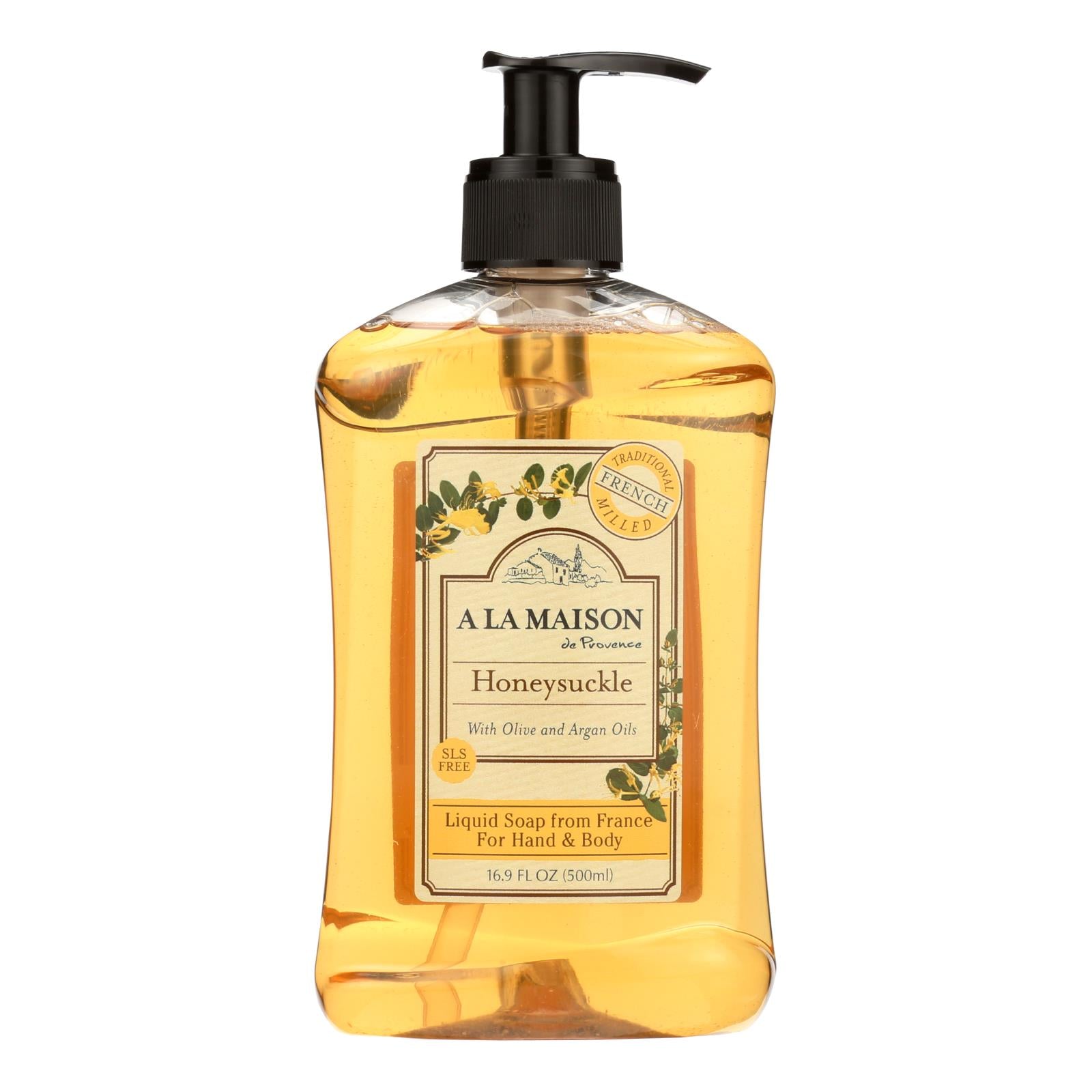 A La Maison - French Liquid Soap - Honeysuckle - 16.9 Oz - GreatEagleInc