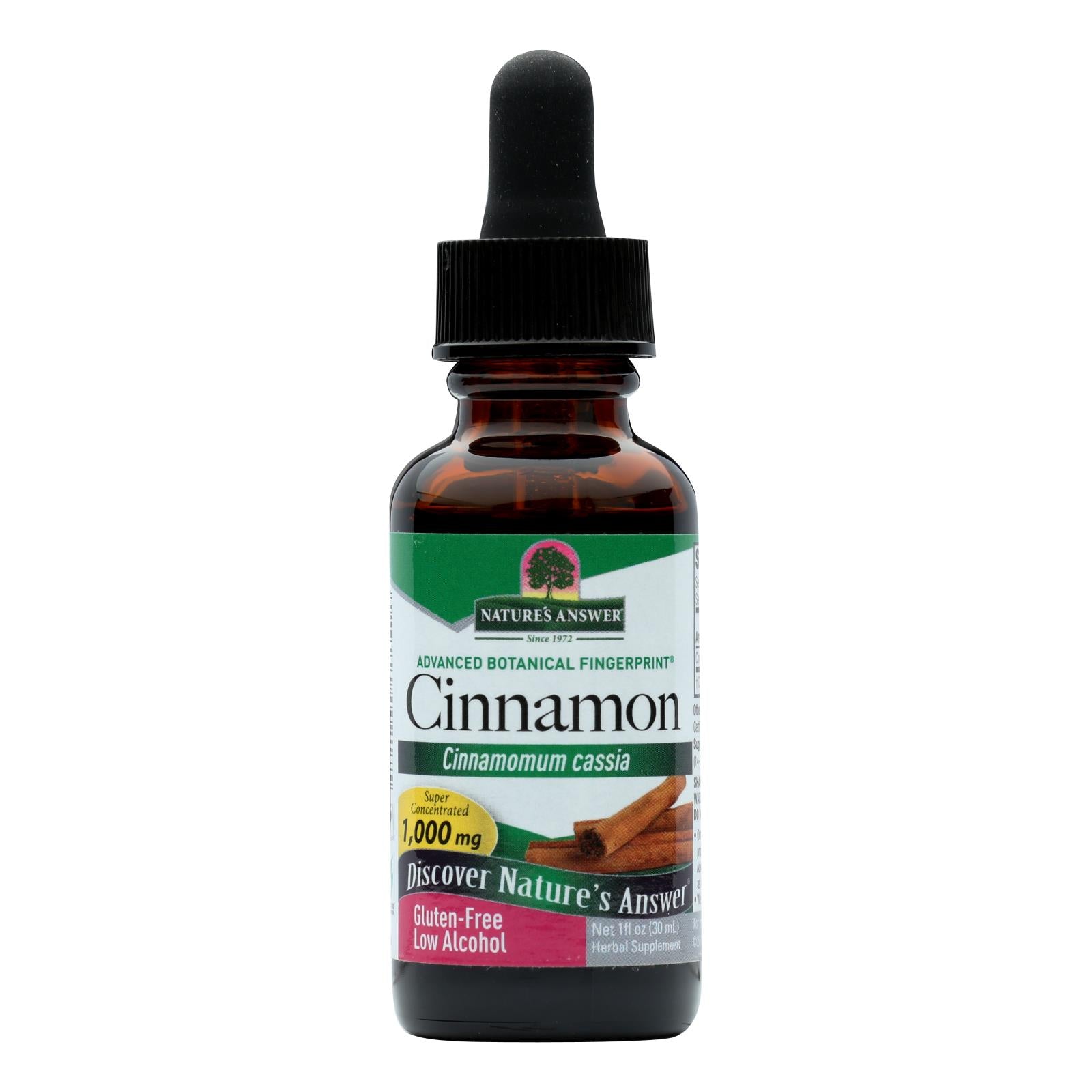 Nature's Answer - Cinnamon Bark - 1 Fl Oz - Eco-Friendly Home & Grocery