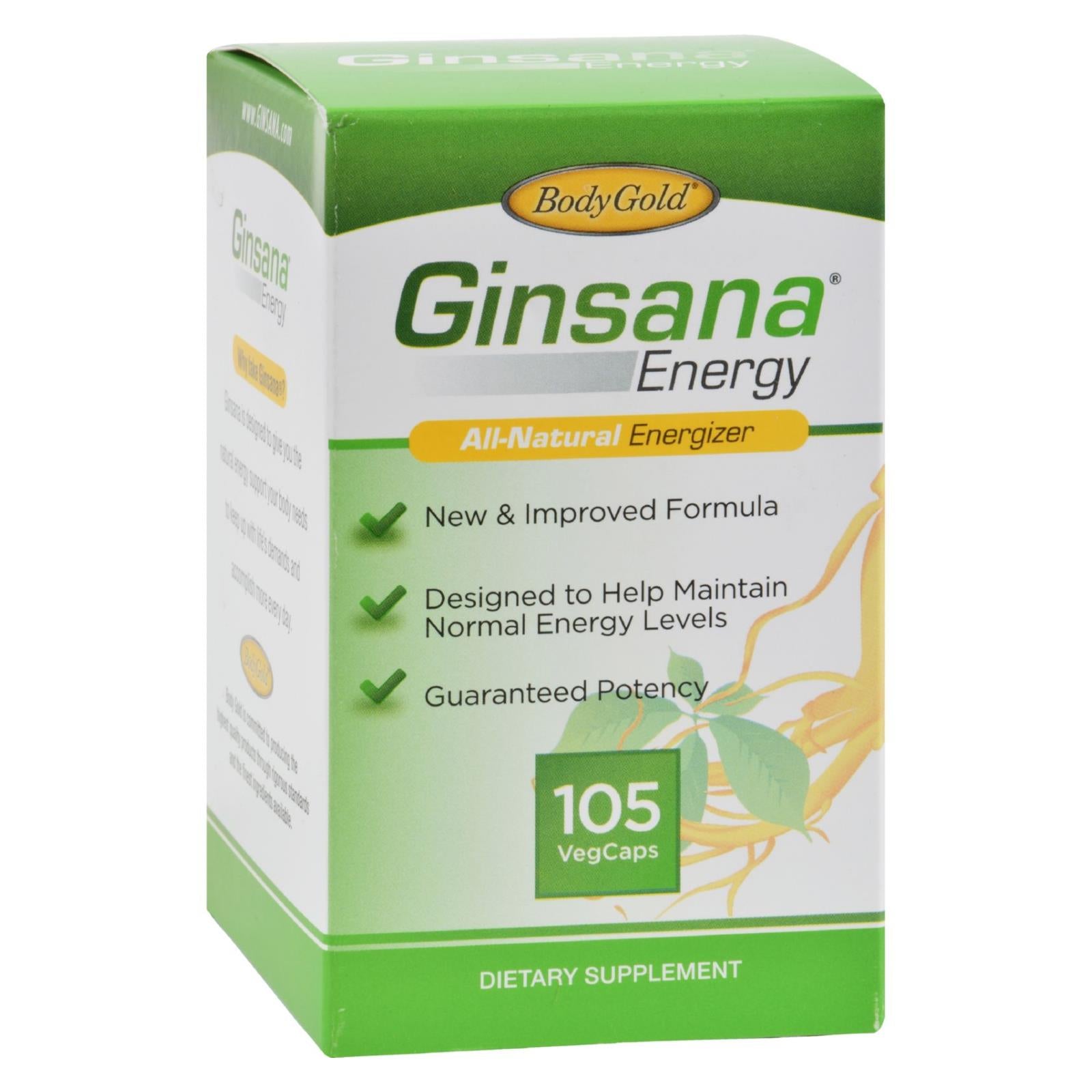 Pharmatron Alan James Ginsana Energy - 105 Softgels - GreatEagleInc