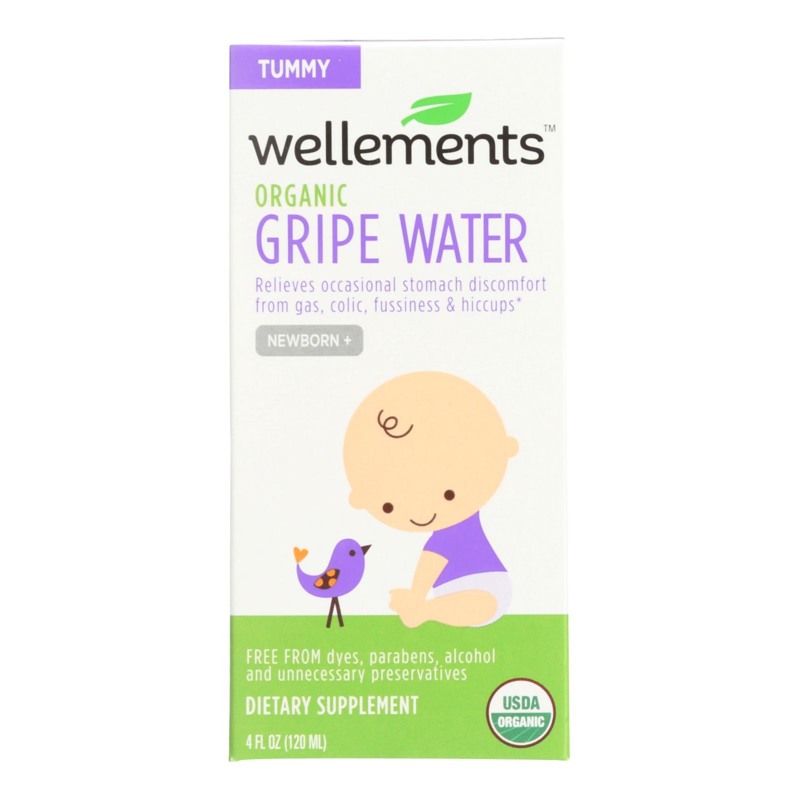 Wellements Gripe Water For Colic - 4 Fl Oz - GreatEagleInc