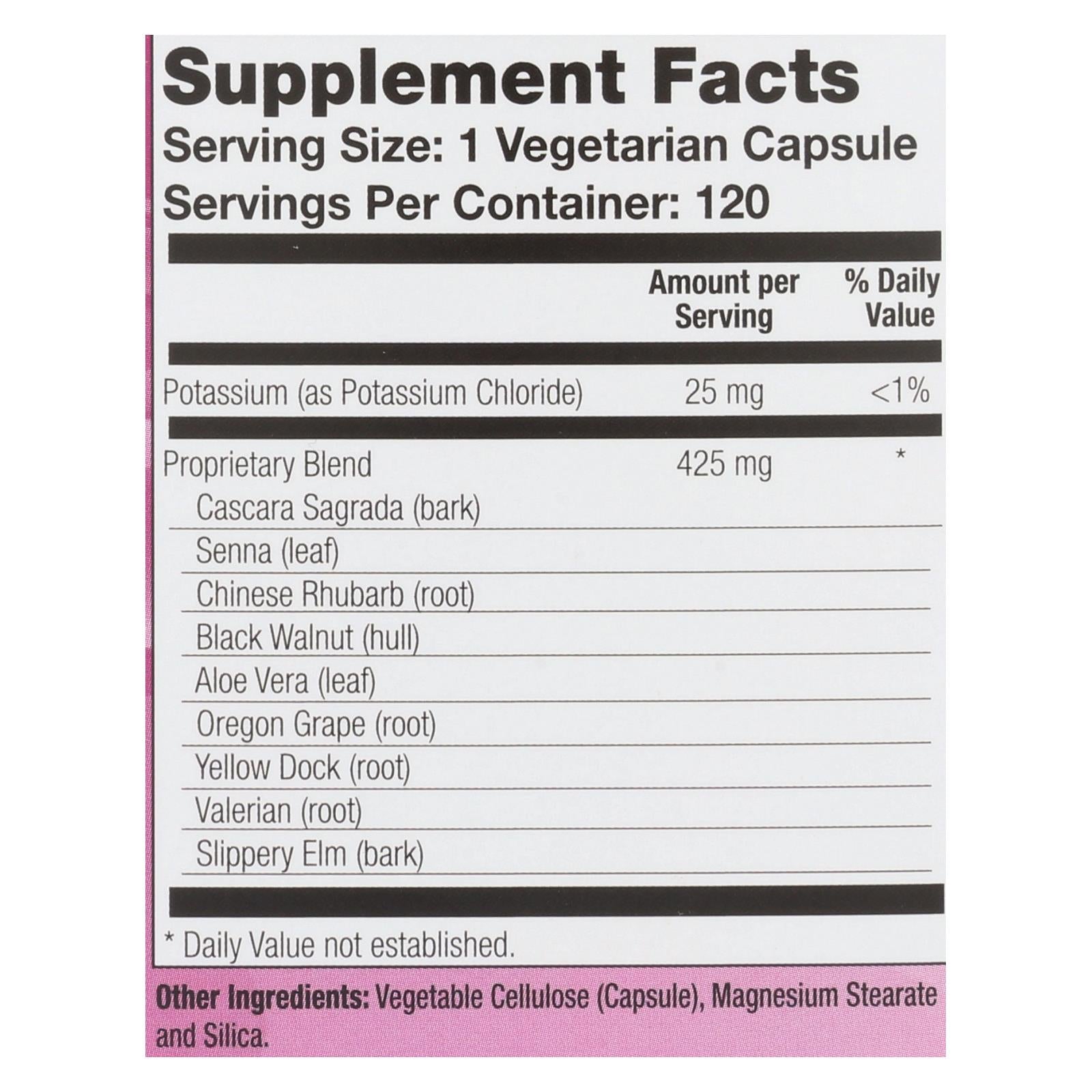 Natural Balance Colon Clenz - 120 Vegetarian Capsules - GreatEagleInc