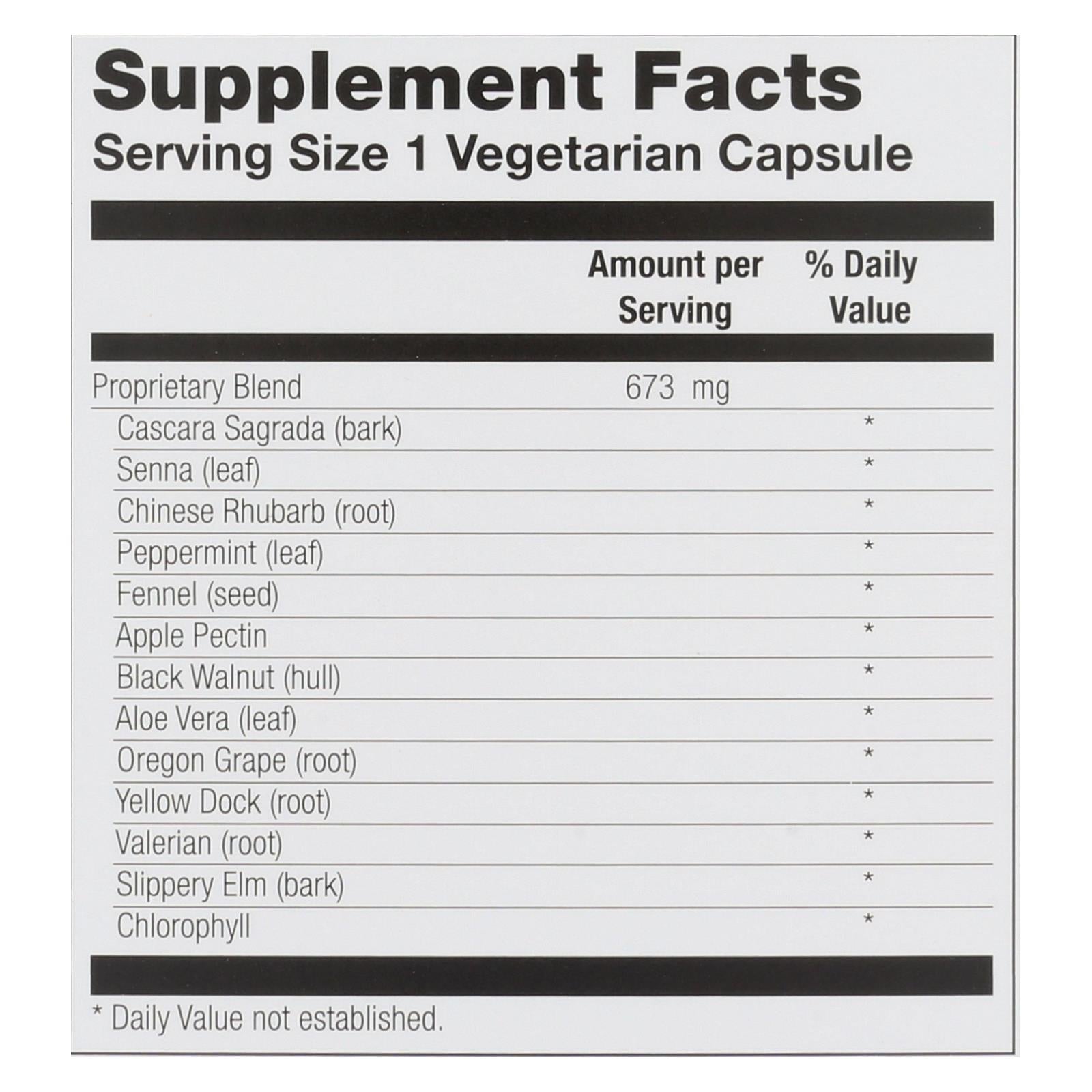 Natural Balance Ultra Colon Clenz - 120 Vegetarian Capsules - Eco-Friendly Home & Grocery