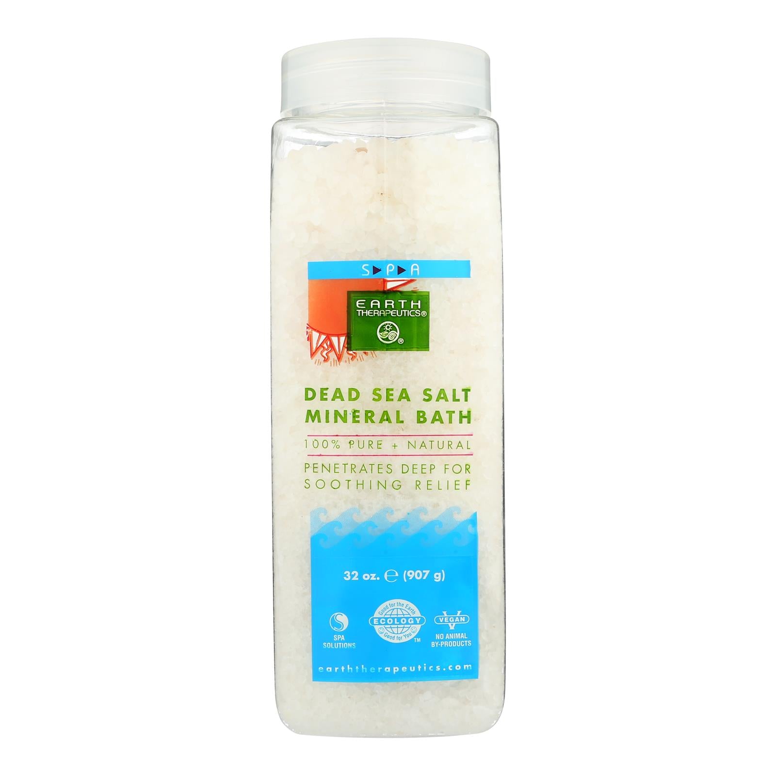 Earth Therapeutics Dead Sea Salt Mineral Bath - 32 Oz - GreatEagleInc