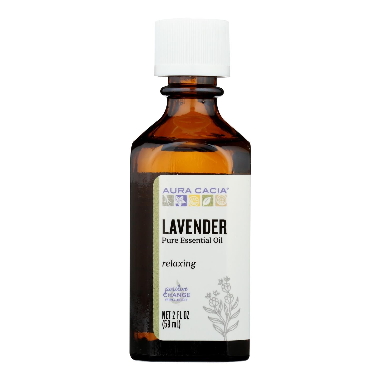 Aura Cacia - Pure Essential Oil Lavender - 2 Fl Oz - GreatEagleInc