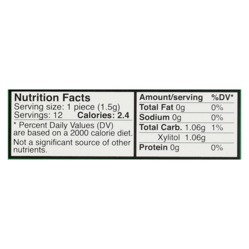 Epic Dental - Xylitol Gum - Spearmint - Case Of 12 - 12 Pack - GreatEagleInc