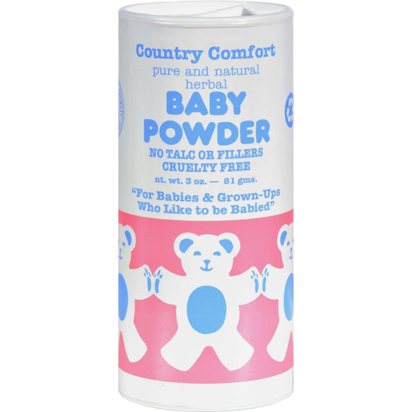 Country Comfort Baby Powder - 3 Oz - Eco-Friendly Home & Grocery