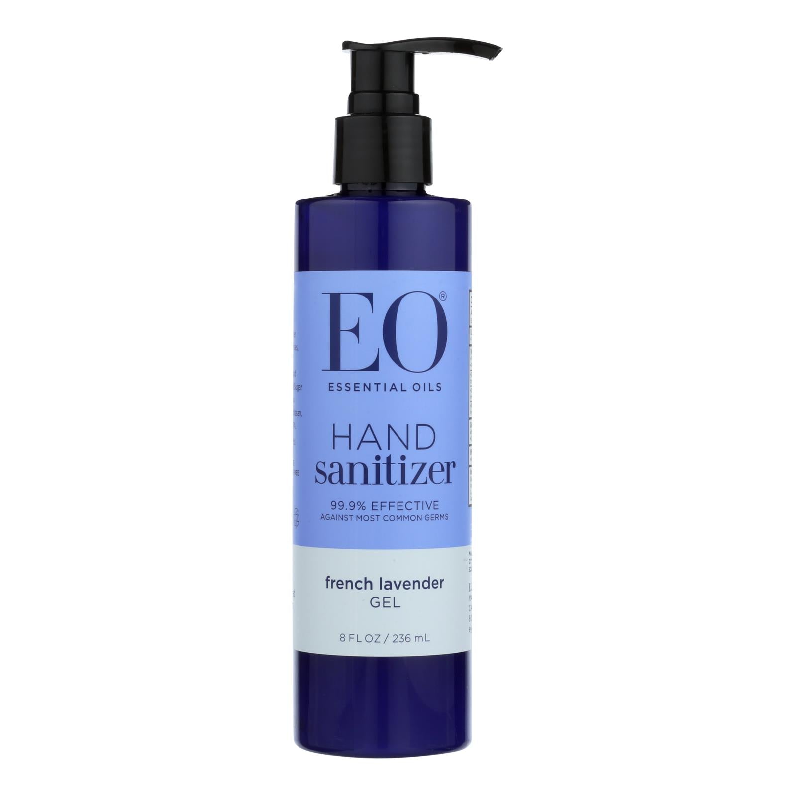 Eo Products - Hand Sanitizing Gel - Lavender Essential Oil - 8 Oz - GreatEagleInc
