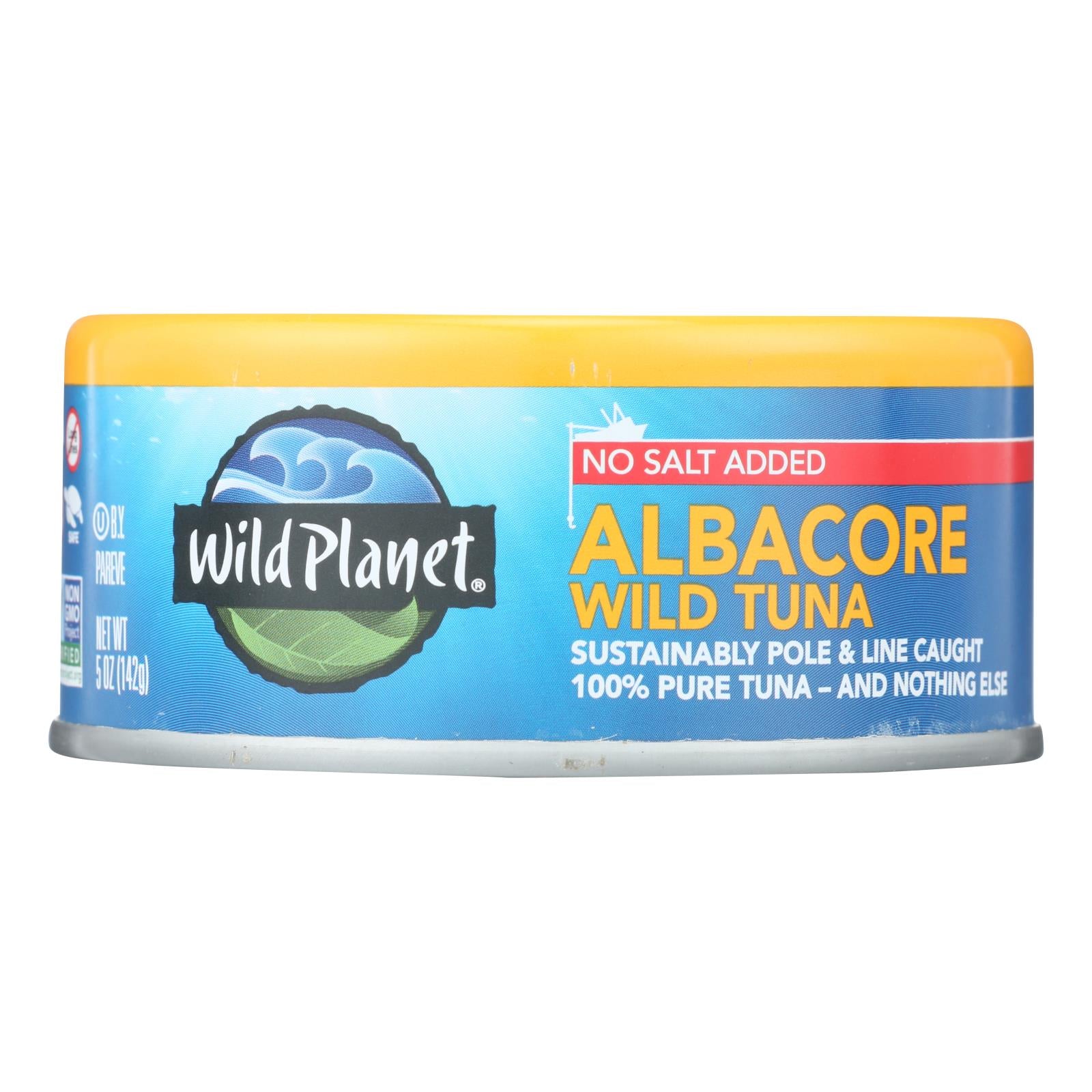 Wild Planet Wild Albacore Tuna - No Salt Added - Case Of 12 - 5 Oz. - GreatEagleInc