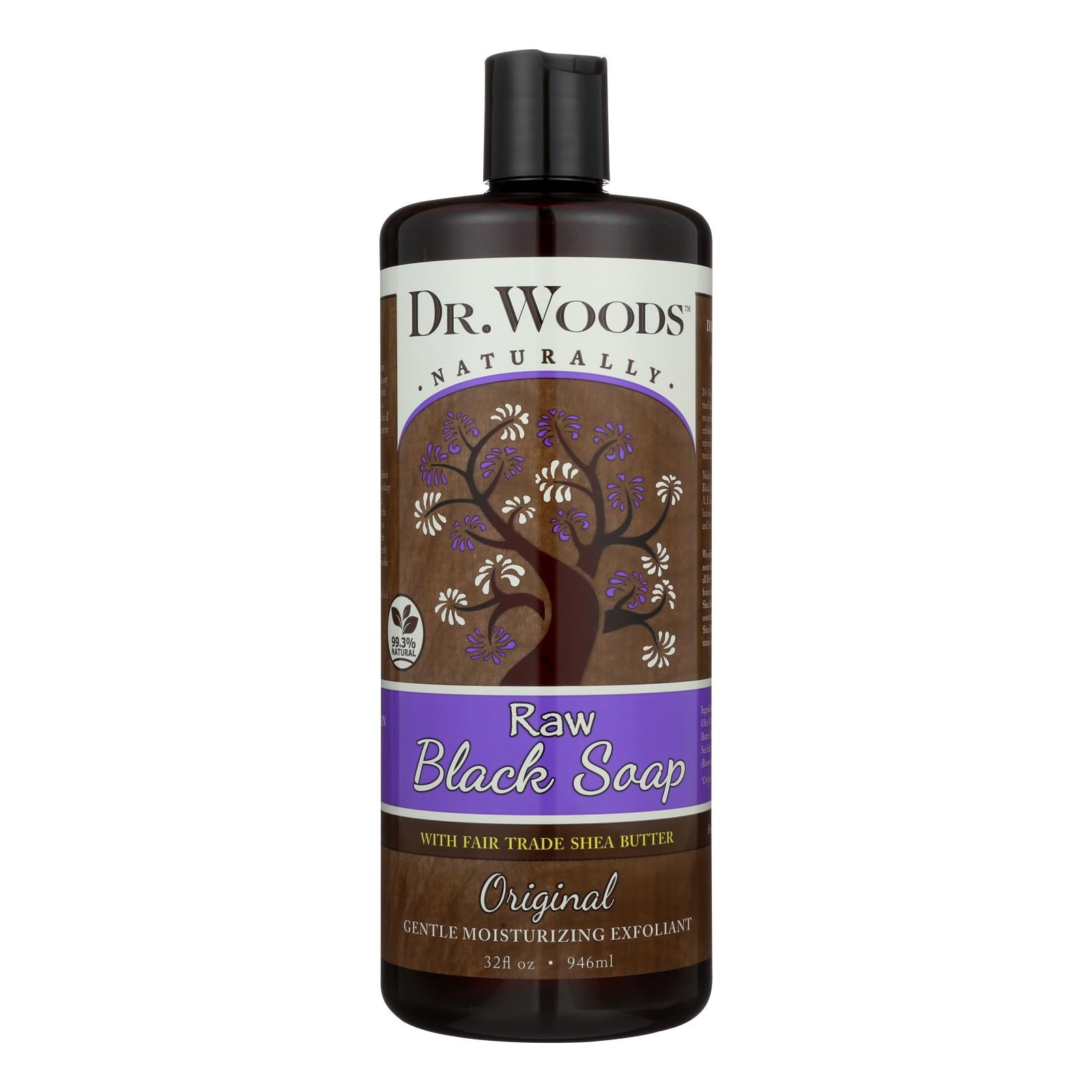 Dr. Woods Shea Vision Pure Black Soap With Organic Shea Butter - 32 Fl Oz - Eco-Friendly Home & Grocery
