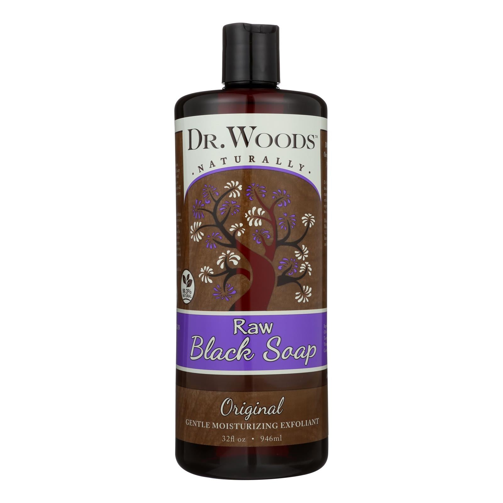 Dr. Woods Pure Black Soap - 32 Fl Oz - Eco-Friendly Home & Grocery