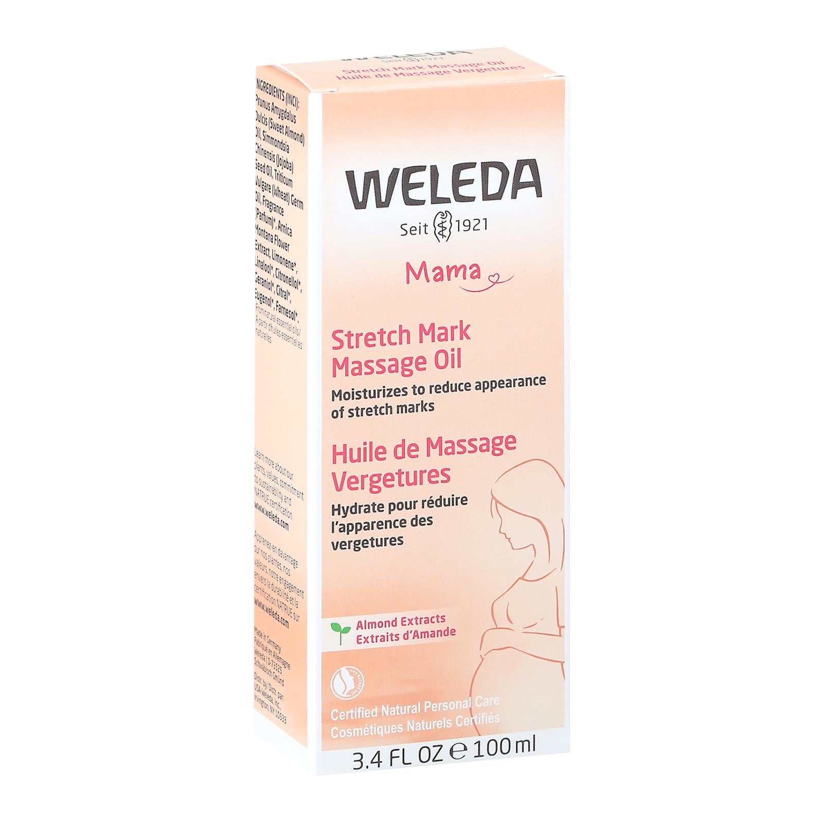 Weleda Stretch Mark Massage Oil - 3.4 Fl Oz - GreatEagleInc