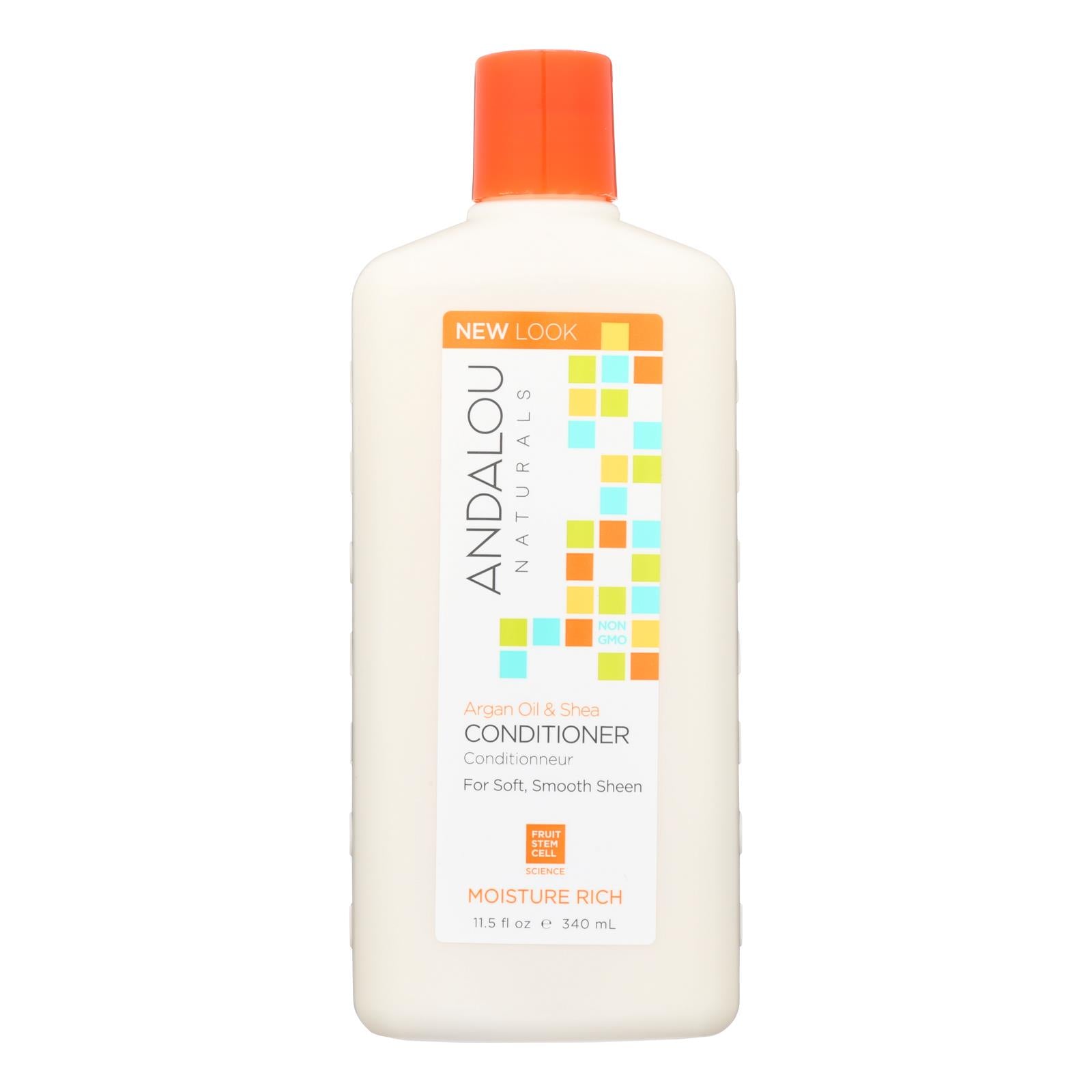Andalou Naturals Moisture Rich Conditioner Argan And Sweet Orange - 11.5 Fl Oz - GreatEagleInc