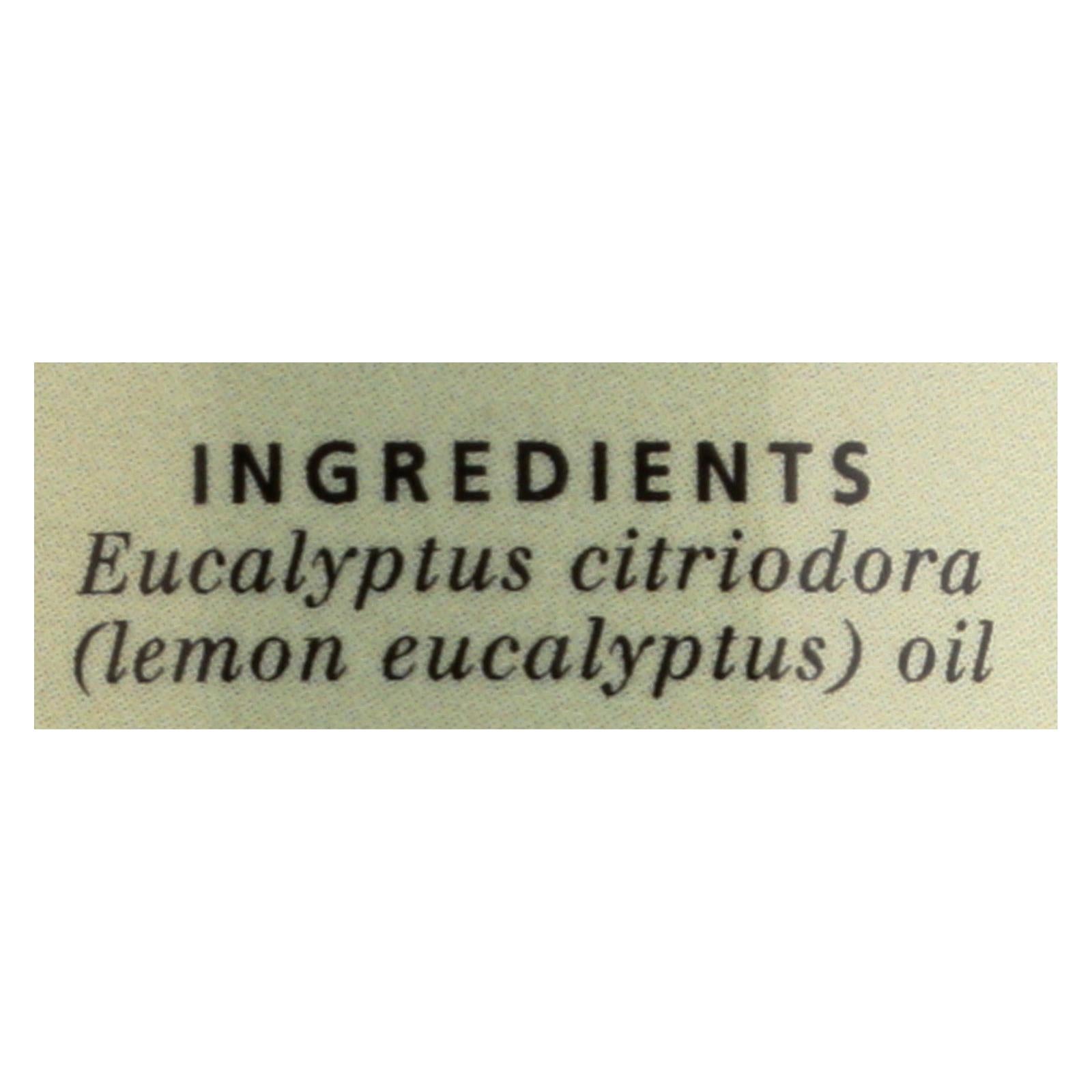Aura Cacia - Essential Oil Lemon Eucalyptus - 2 Fl Oz - GreatEagleInc