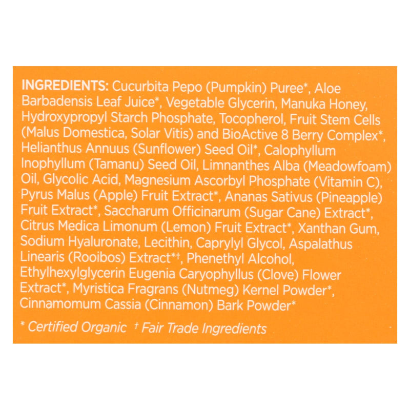 Andalou Naturals Glycolic Brightening Mask Pumpkin Honey - 1.7 Fl Oz - GreatEagleInc