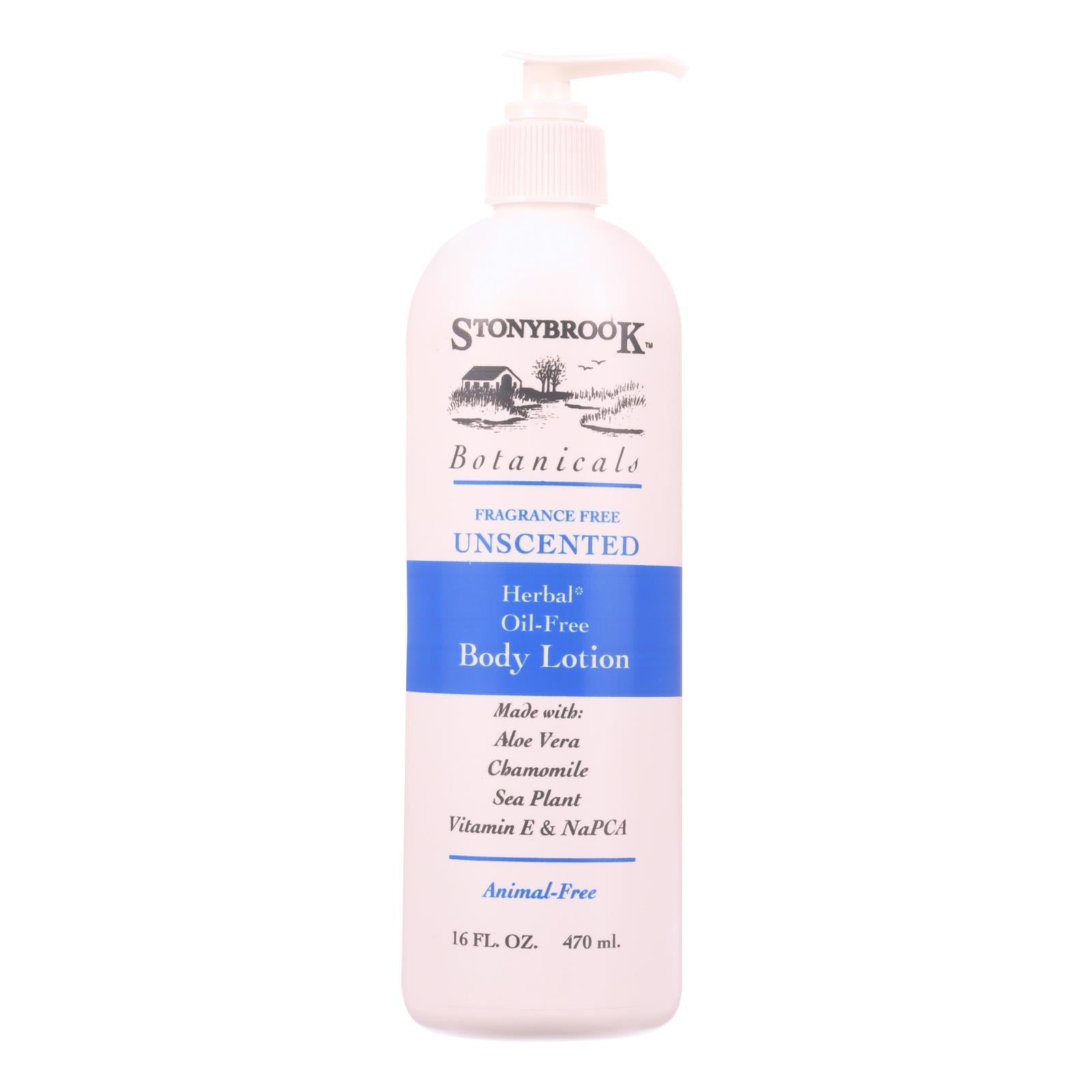 Stony Brook Body Lotion Unscented - 16 Fl Oz - GreatEagleInc