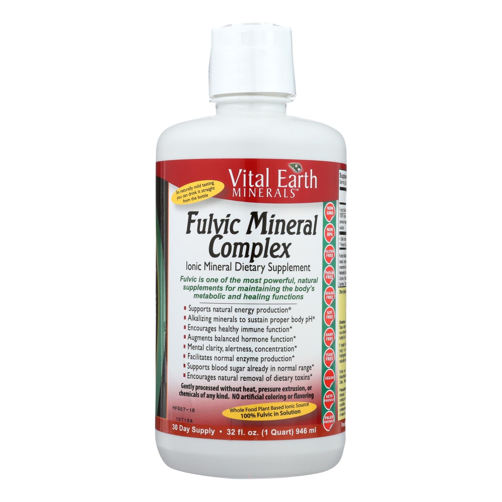 Vital Earth Minerals Fulvic Mineral Complex - 32 Fl Oz - GreatEagleInc