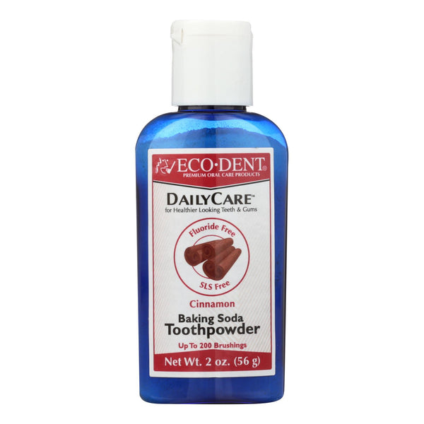 Eco-dent Toothpowder Daily Care - Cinnamon - 2 Oz - Eco-Friendly Home & Grocery
