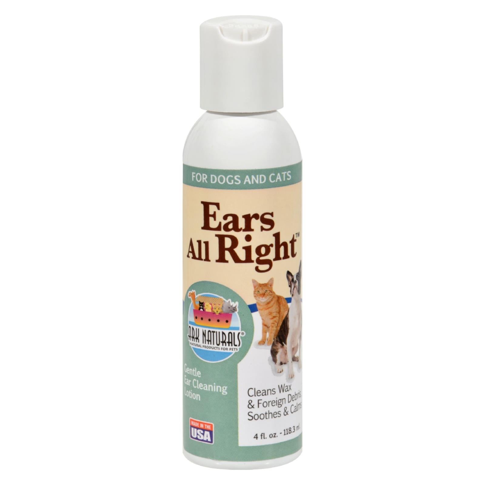Ark Naturals Ears All Right Cleaning Lotion - 4 Fl Oz - GreatEagleInc