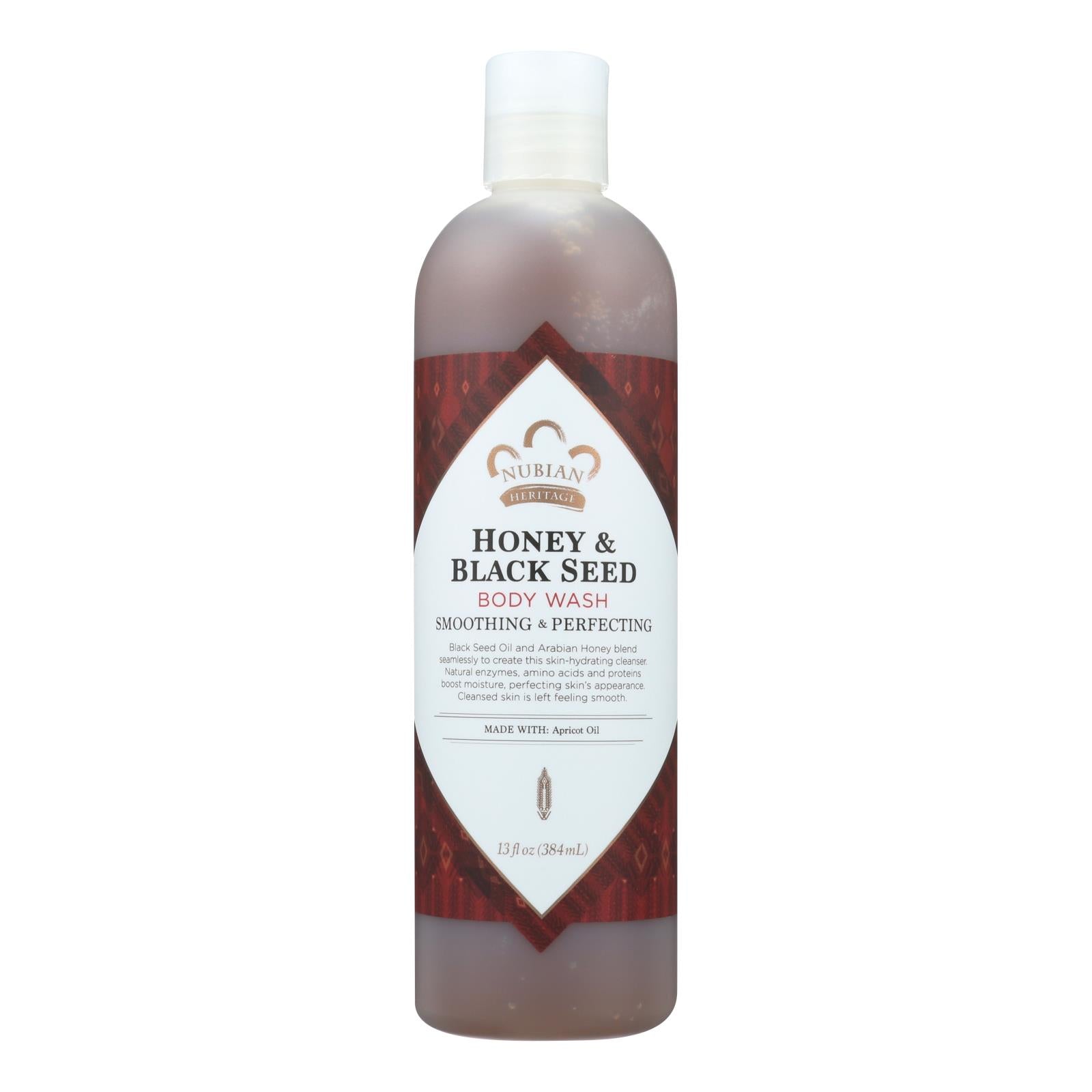 Nubian Heritage Body Wash Honey And Black Seed - 13 Fl Oz - GreatEagleInc