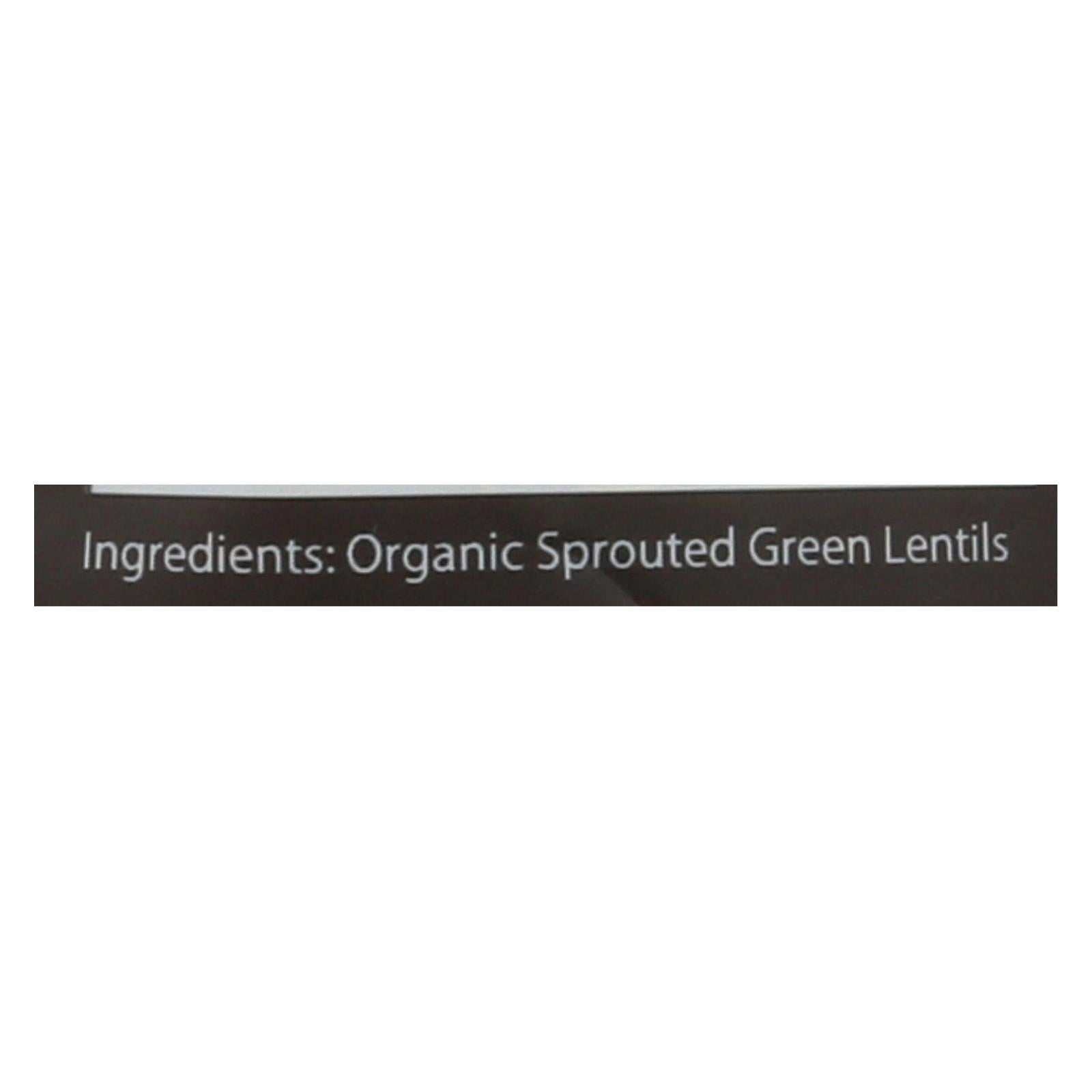 Truroots Organic Green Lentils - Sprouted - Case Of 6 - 10 Oz. - GreatEagleInc