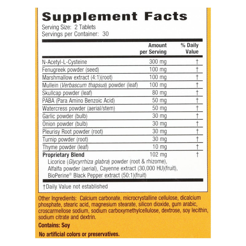 Nature's Secret Respiratory Cleanse And Defense - 60 Tablets - GreatEagleInc