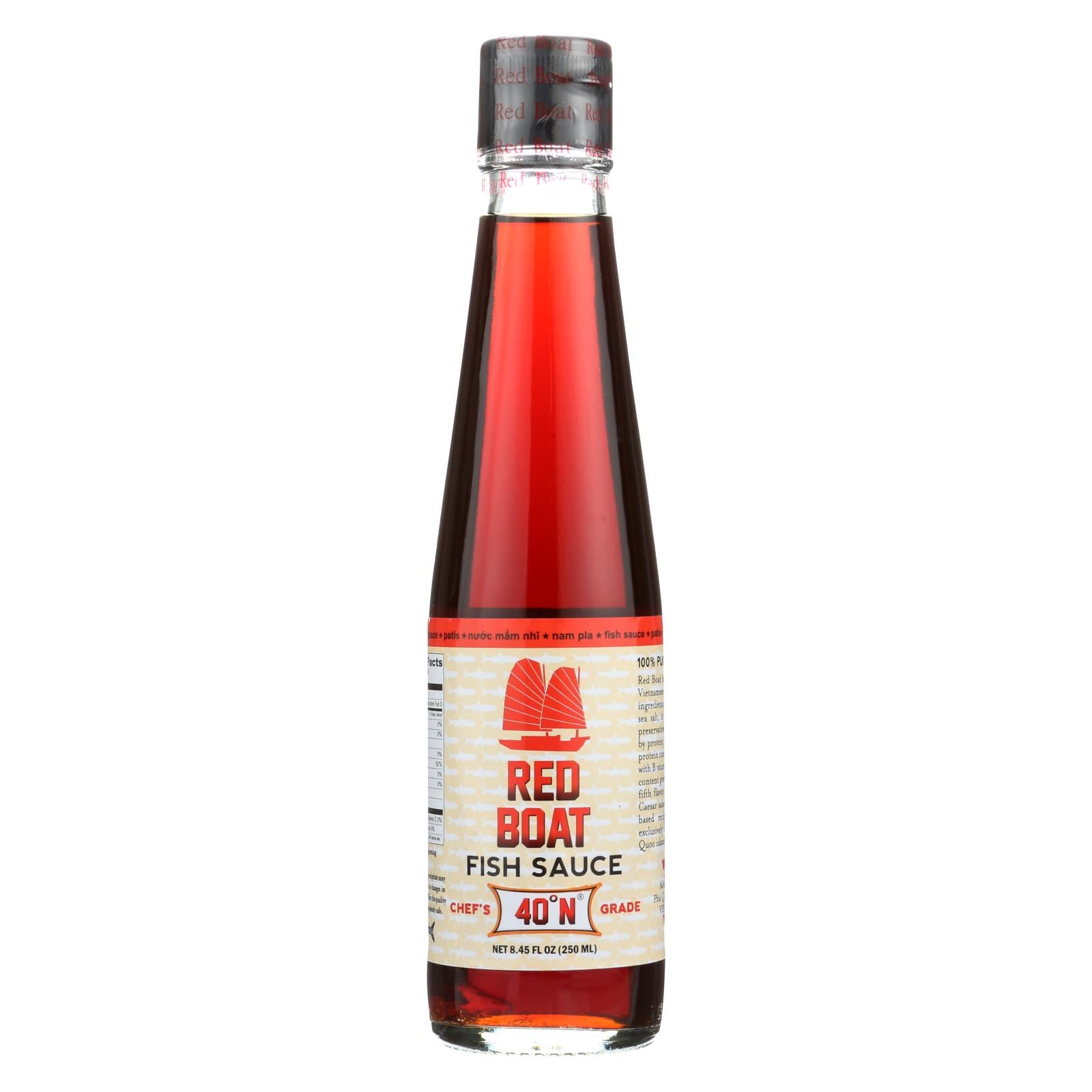Red Boat Fish Sauce Premium Fish Sauce - Case Of 6 - 250 Ml - GreatEagleInc