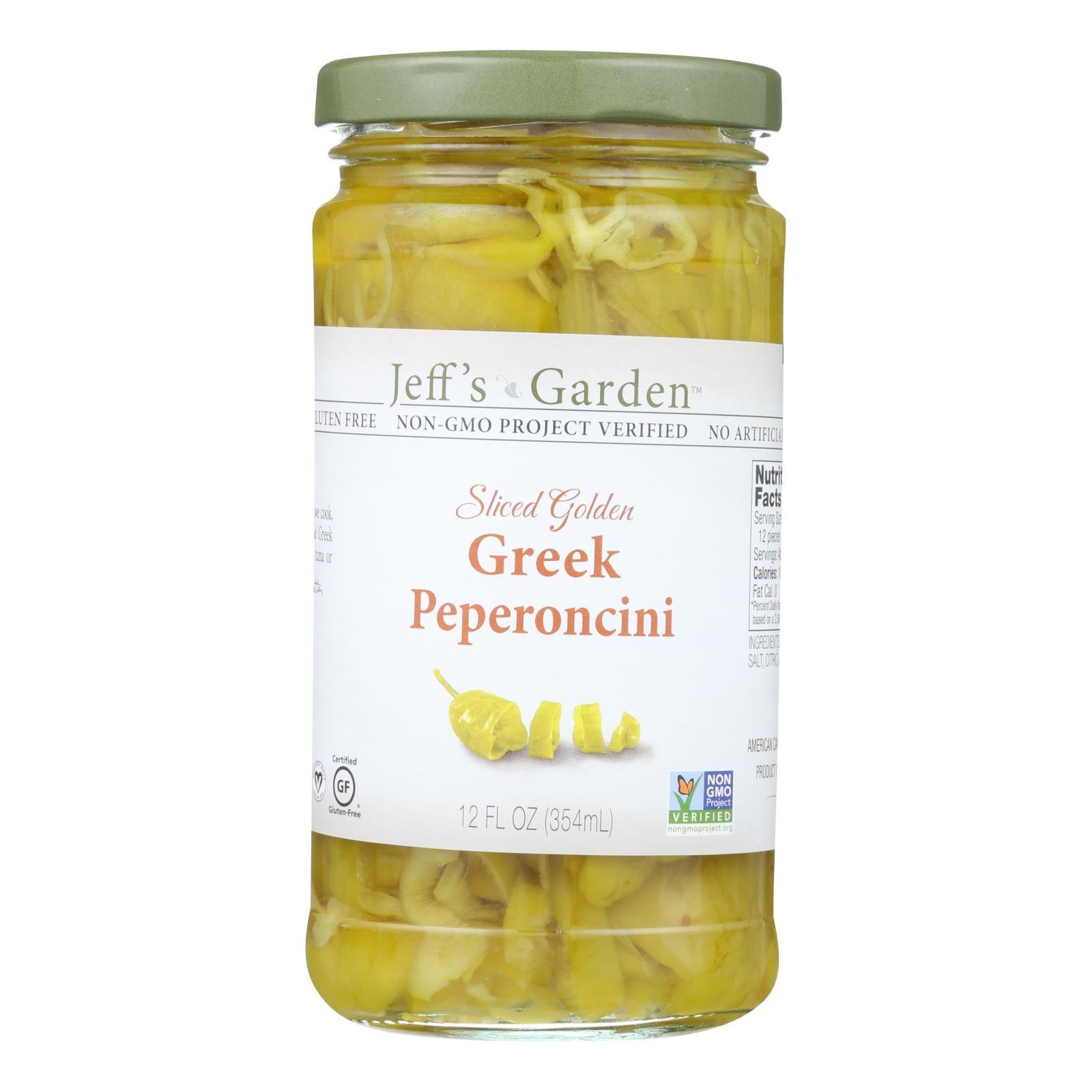 Jeff's Natural Jeff's Natural Greek Pepperoncini - Greek Pepperoncini - Case Of 6 - 12 Oz. - GreatEagleInc