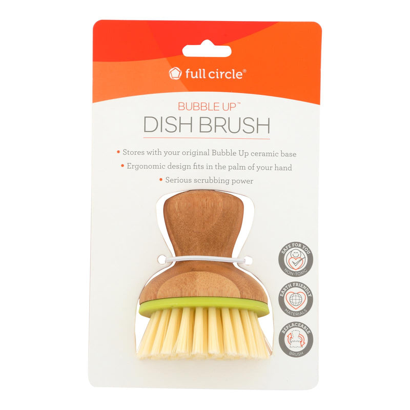 Full Circle Home Replacement Brush - Bubble Up Green - 6 Ct - Eco-Friendly Home & Grocery