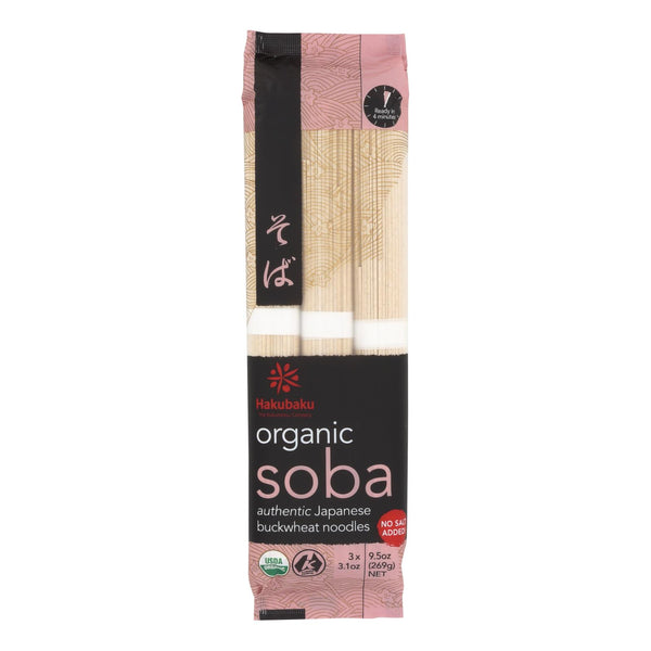 Hakubaku Organic Soba - Case Of 8 - 9.52 Oz. - GreatEagleInc