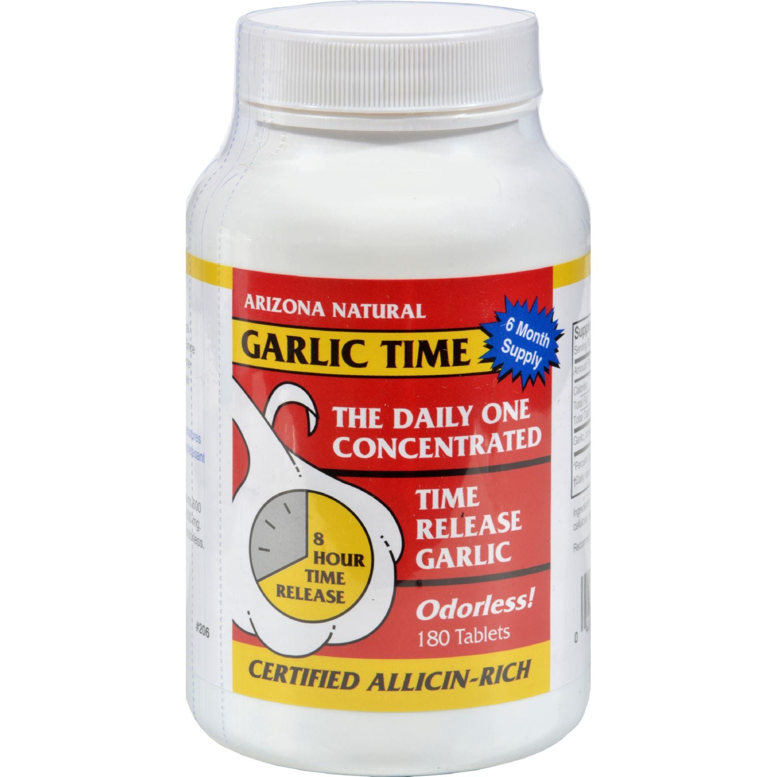 Arizona Natural Resource Garlic Time - 180 Tablets - GreatEagleInc