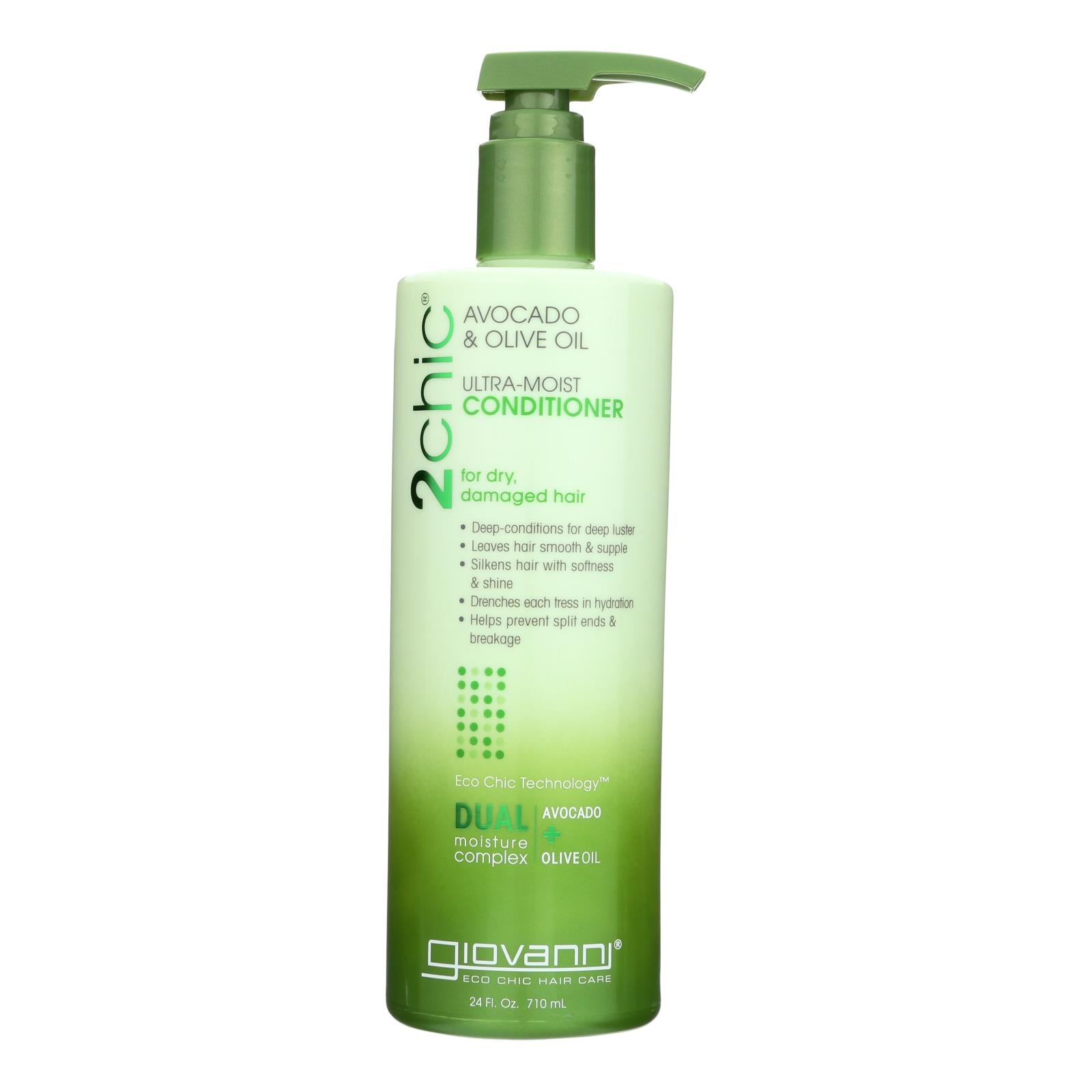 Giovanni Hair Care Products Conditioner - 2chic Avocado And Olive Oil - 24 Fl Oz - GreatEagleInc