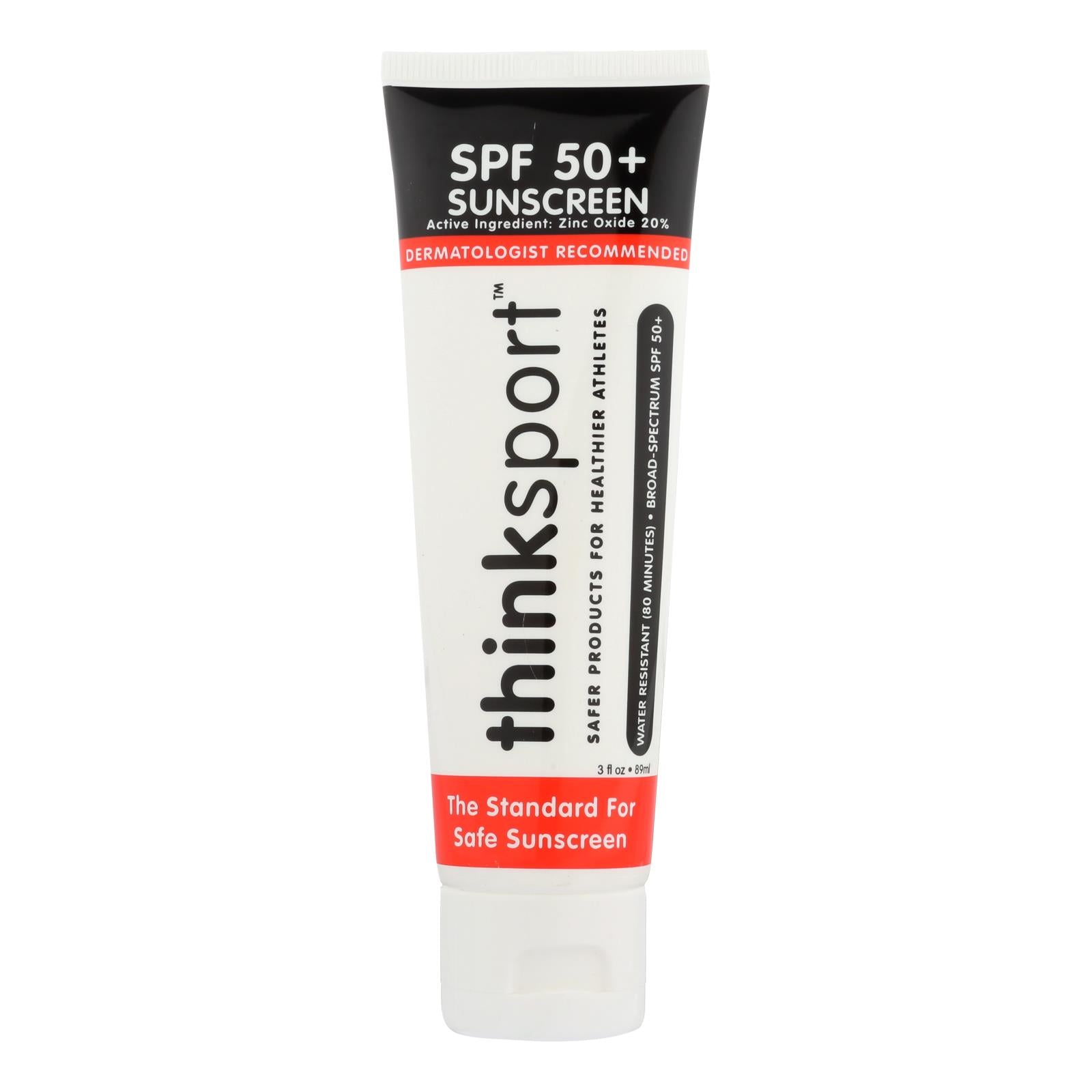 Thinksport Suncreen - Spf 50+ - 3 Fl Oz - GreatEagleInc