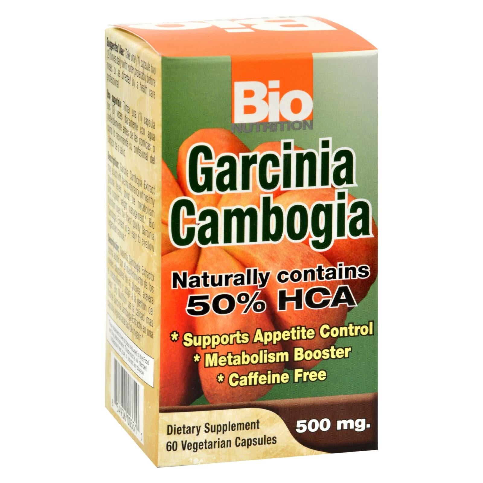 Bio Nutrition - Garcinia Cambogia 500mg - 60 Vcaps - Eco-Friendly Home & Grocery