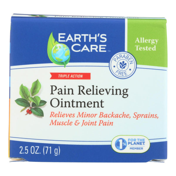Earth's Care Pain Relieving Ointment - 2.5 Oz - GreatEagleInc