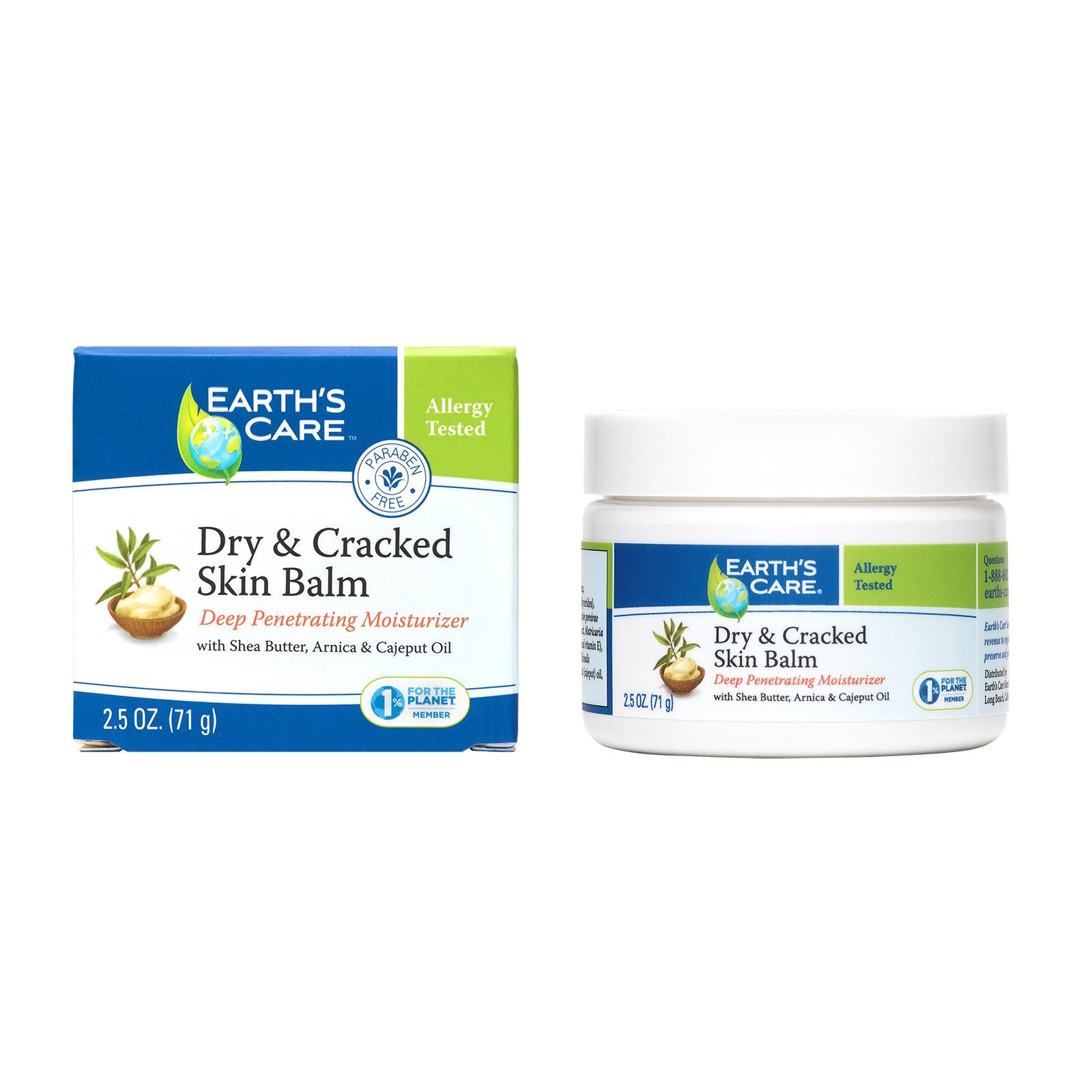 Earth's Care Dry And Cracked Skin Balm - 2.5 Oz - GreatEagleInc