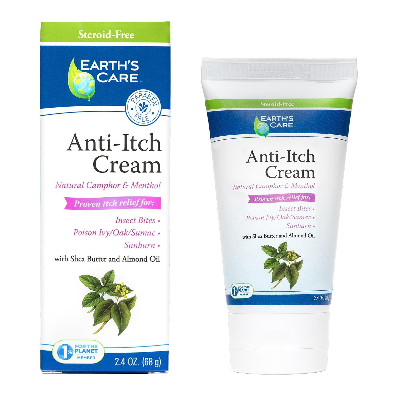 Earth's Care Anti-itch Cream - 2.4 Oz - GreatEagleInc