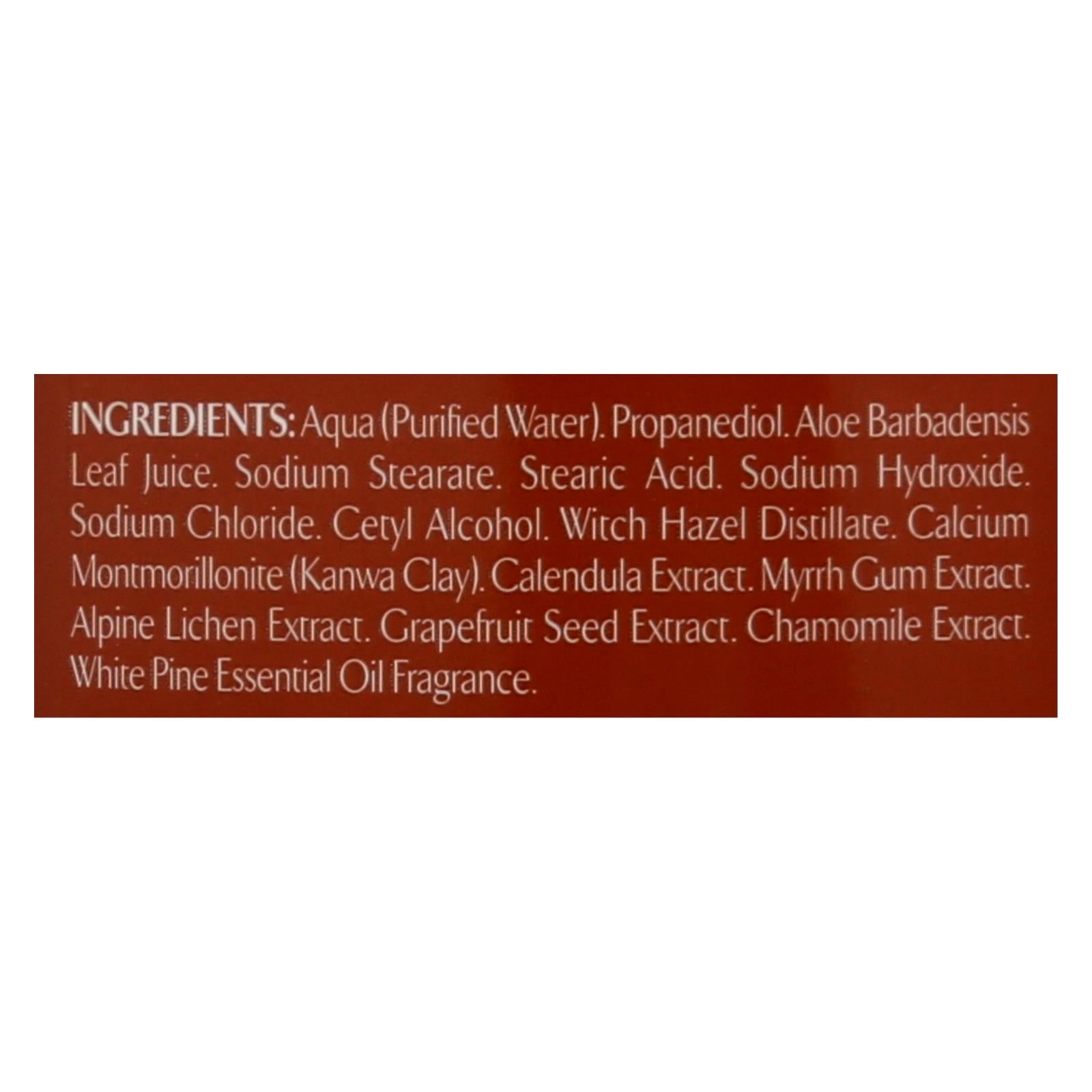 Zion Health Claydry Silk Deodorant - White Pine - 2.5 Oz - GreatEagleInc