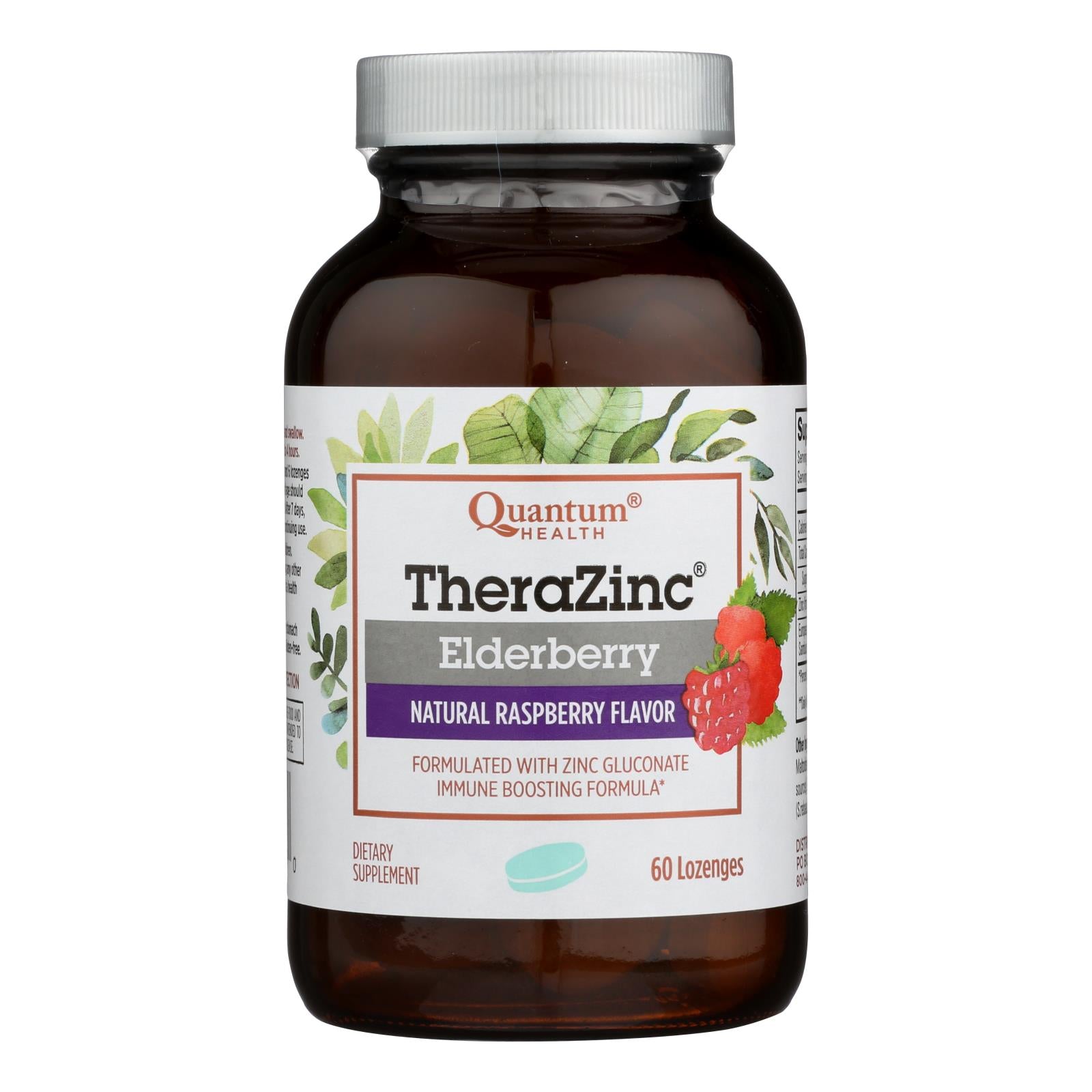 Quantum Research Thera Zinc Lozenges - Elderberry - 60 Lozenges - GreatEagleInc