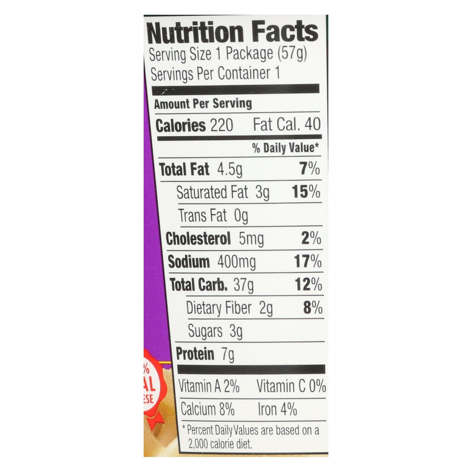 Annie's Homegrown White Cheddar Microwavable Macaroni And Cheese Cup - Case Of 12 - 2.01 Oz. - GreatEagleInc