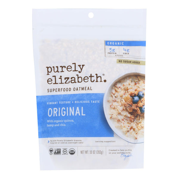Purely Elizabeth Oatmeal - Organic - Ancient Grain - Original - 10 Oz - Case Of 6 - Eco-Friendly Home & Grocery