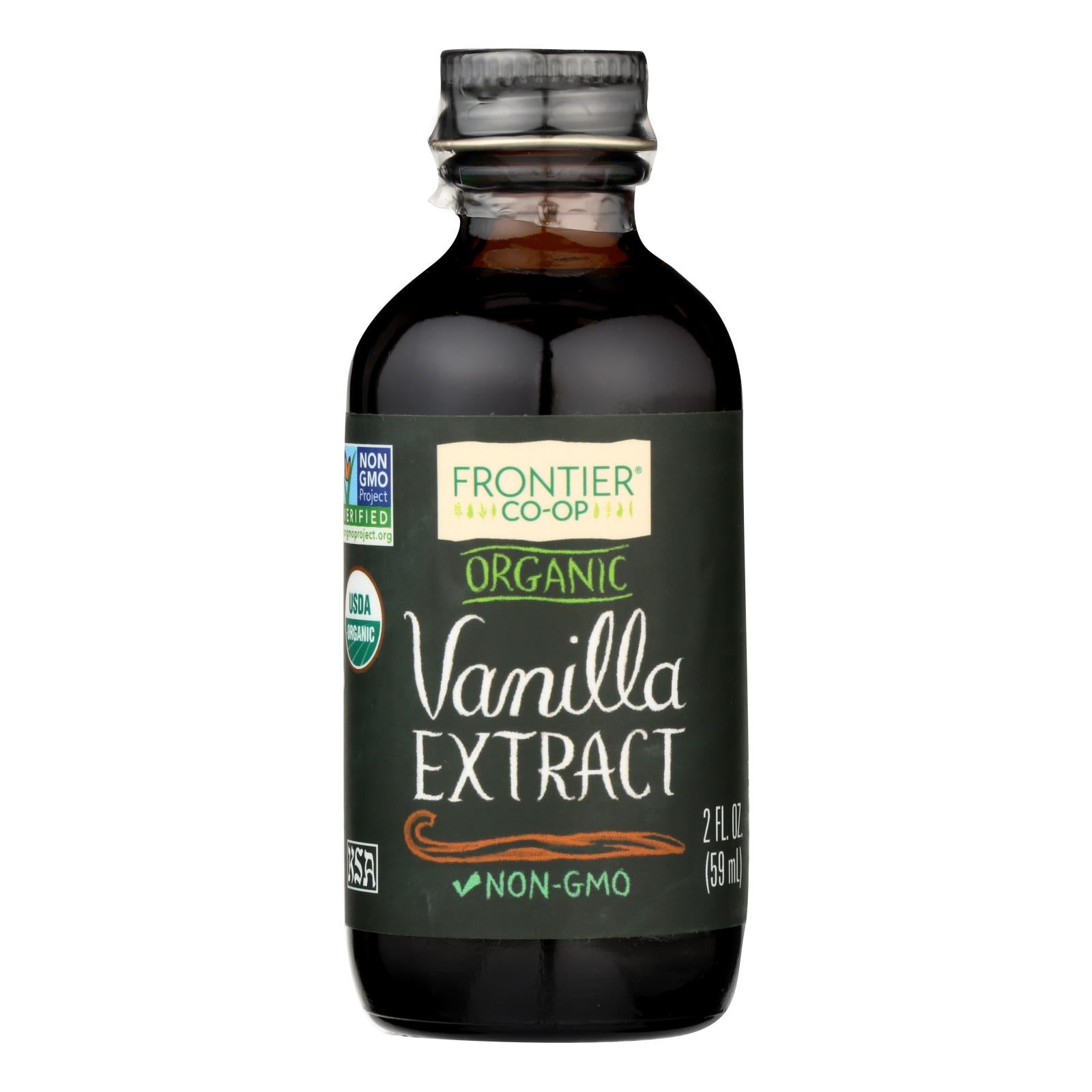Frontier Herb Vanilla Extract - Organic - 2 Oz - GreatEagleInc