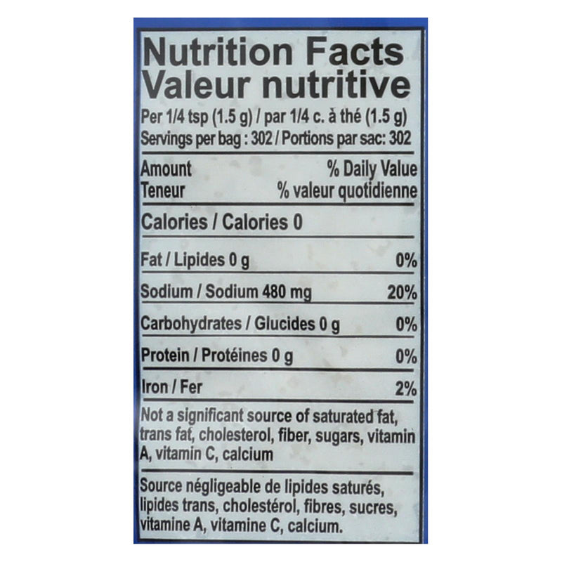 Celtic Sea Salt Reseal Bag - Light Grey - Case Of 6 Lbs - GreatEagleInc