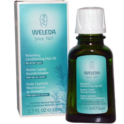 Weleda Hair Oil - Conditioning - Rosemary - 1.7 Fl Oz - GreatEagleInc